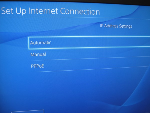 IP address settings