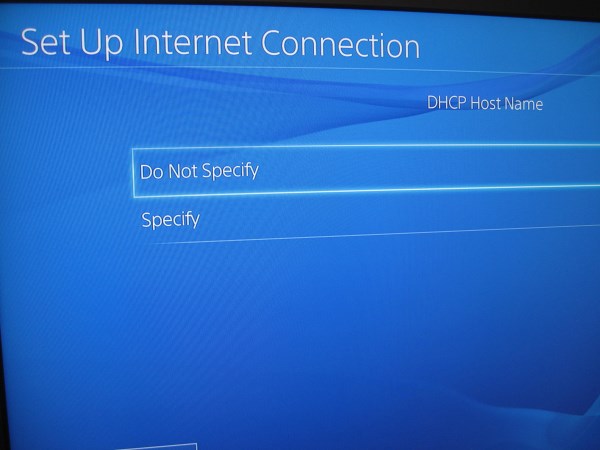 DHCP Host name selection